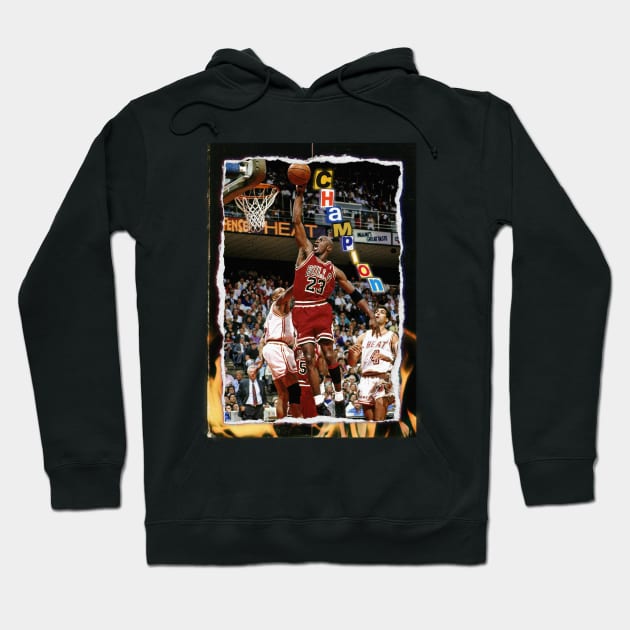 Vintage Michael Jordan (Champion Edition) Hoodie by gtr